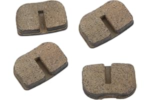 UPALDHOU 4 Pcs Disc Brake Shoes, Rear Disc Brake Pad Set Ceramics Replacement for MOTOVOX MBX10 MBX11 Mini Bike Go Kart Scooter
