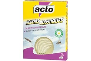 SOJAM ACTO Cassette REPULSIF Mouches - MOUSTIQUES CASS3
