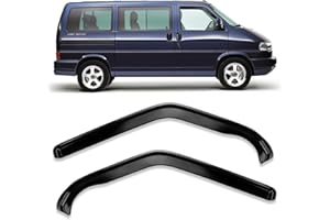 Opaltool Déflecteurs De Vent Pluie d'air Compatible avec VW T4 1990-2003, 2 pièces Deflecteurs d'air Déflecteurs de Vent Montage Facile