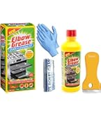 Oven Cleaner (500 ML Bottle) Heavy Duty Cleaner Oven & Hob Cleaning Tool [Non Scratch] 10 Spares- Complete Cleaning Kit With Gloves And Rack Bag