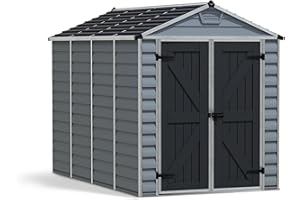 Canopia by Palram Abri de Jardin en Kit Skylight 5.6m², Cadre en Aluminium, Panneaux en Polycarbonate, Gris