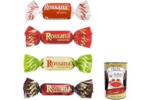 ITALIAN GOURMET E.R. Caramelle Rossana Gran Selezione Assortimento Vari Gusti Busta da 1 kg Senza Glutine