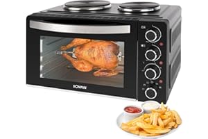 Combiné four 28L et double plaques de cuission Bomann KK6059CB