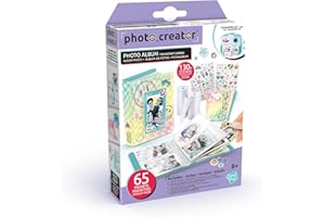 CANAL TOYS Photo Creator Instant Print Photo Album, stores 65 instant print photos, kids camera album