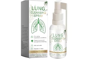 HERBENJOY Lung Cleansing Spray, Mullein Leaf Extract for Lungs, Herbal Lung Cleanse, Powerful Lung Support, Natural Respiratory Cleanse & Breathe Spray, Herbal Lung Care Essence Daily Use (1)
