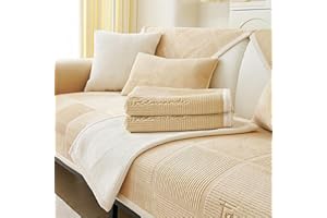‎KOGXSCEJ kogxscej Sofa Überzug-Soft Milk Velvet Sofa Schutzhülle,1/2/3/4 Sitzer L Form Sofa Cover Sofa Überzug Ecksofa,2024 Neue Universelle rutschfeste Sofa Überwurf,sofaschoner