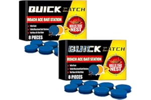 RUBU22A Cockroach Trap, Cockroach Trap, Against Cockroaches, Control Bed Bugs, Strong Adhesive Traps for Monitoring, Kitchen Cockroach Trap, Non-Toxic Cockroach Gel, Insect Trap, Indoor (2)