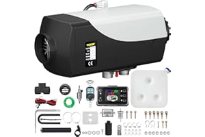VEVOR Riscaldatore a Gasolio 12V 8KW Riscaldatore Diesel da Parcheggio con LCD e Telecomando, Basso Consumo Energetico, Perfetto per Camper,Macchine,Camion,Barche,Autobus