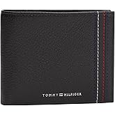 Tommy Hilfiger Erkek Th Central Cc & Coin Am0am14233 Katlanabilir C&uuml;zdan, Siyah (Siyah)