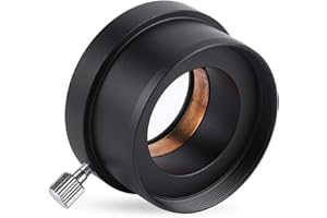 Gaeirt Adaptador de Ocular Telescpico de 2 Pulg. A 1 teleskop astronomie 25 Pulg., Tubo de Extensin del Ocular del Telescopio con Anillo de Compresin Adaptador Telescope Accessories