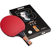 Butterfly Timo Boll Comfort Masa Tenisi Raketi Kontrol&uuml; Ping Pong Sopası P&uuml;sk&uuml;rt&uuml;c&uuml; ile 1,7 mm Kau&ccedil;uk, 5 Katlı Bı&ccedil;ak, Yeni Ba