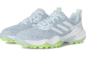 adidas Women's Codechaos 25 Spikeless Golf Shoes Sneaker, Halo Blue/Footwear White/Lucid Lemon, 4.5 UK