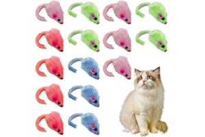 HDGSAFD 15 zabawnych zabawek dla kotów, ciekawe pluszowe zabawki dla kotów i myszy, kreatywne zabawki dla zwierząt, artykuły dla zwierząt domowych