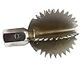 Gitachi stainless steel Blade 3 inch Length, R-Thread Coconut Scraper - Silver