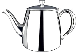 CAFÉ OLÉ Cafe Olé PT-013 - Teiera in acciaio INOX, 380 ml, Acciaio INOX, 70 oz