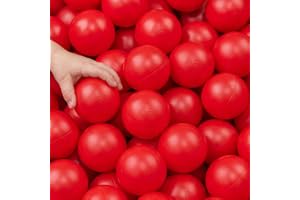 LittleTom 50 plastbollar 5,5 cm i diameter för att fylla barns bollhav