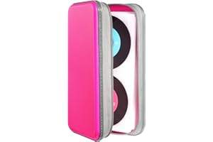 DVSICK UENTIP Étui de protection en plastique pour DVD Capacité 96 CD Jaune