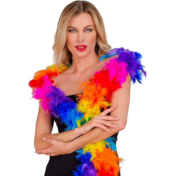 Boa Di Piume W Widmann Milano | Con Orpelli | Lunghezza 180cm | Per Feste E Costumi - Foto 10