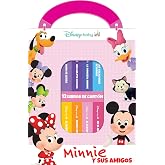 DISNEY BABY: MINNIE Y SUS AMIGOS - MI PRIMERA BIBLIOTECA - 12 LIBROS DE CARTON - PI KIDS (M1L)
