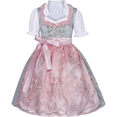 German Oktoberfest Clothing Allbestop Mädchen Dirndl Trachtenkleid Zum Bayerisches Oktoberfest Authentic German Dirndls