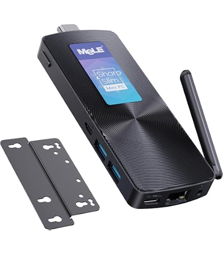 Mini PC MeLE Quieter4C Fanless - Intel N100 16Go RAM 512Go SSD - Double LAN 2.5GbE - Windows 11 Pro