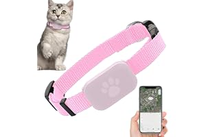 Kattspårare - GPS-katthalsband, justerbart halsband från 28 till 39 cm med säkerhetsspänne, hundplotter, djurskyddstillbehör