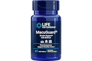 LIFE EXTENSION MacuGuard Ocular Support with Saffron - 60 softgels