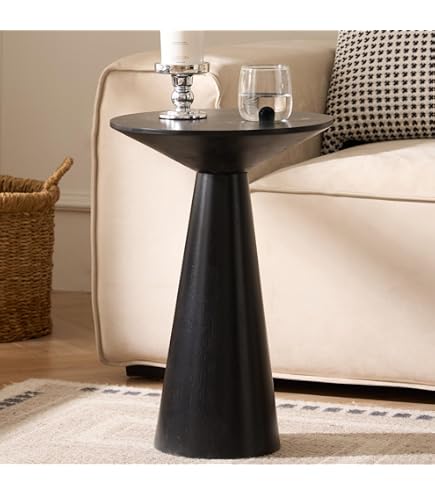 Table D'Appoint Pip Kick Collection - Design Moderne En Métal Noir - Élégante Et Ludique, Idéale Pour Salon
