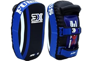 3X PROFESSIONAL CHOICE 3X Sports Muay Thai Pad for Coaching, Kickboxing Curved Kick pad, Thai Pads Strike Shield MMA, Martial Arts, Karate, Taekwondo, Punching, Foot, Knee and Elbow Target