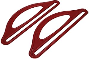 Linic Products UK Made, Long Plastic Bag Handles, 1 Pair, RED, Sewing, Knitting, Craft, Design, Make you own (S7792). Free UK Postage.