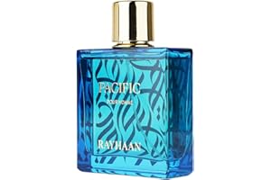 ‎KAJAL Rayhaan Oceanrush Eau de Parfum Spray Unisex 3.4 Oz | Langanhaltender Duft | Bergamot, Lavendel, Armoise, Honig, Vanille, Tonka, Benzoin | Eleganter Parfümflakon mit Kajal