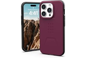 URBAN ARMOR GEAR UAG - Custodia compatibile con iPhone 15 Pro da 6,1 pollici, con magnete integrato, compatibile con ricarica MagSafe, robusta custodia protettiva a prova di caduta