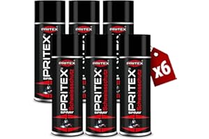 PRITEX – Schweißschutzspray 6 x 400 ml reinigt Schweißdüsen & verhindert das Anhaften von Schweißspritzern – silikonfreies Schweiß-Trennspray bietet lückenlosen Schutz beim Schweißen – Schweißspray