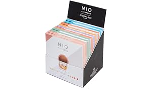 NIO Cocktails - Party and Drinks at Home Box, 10 x 10 cl Pre-Mixed, Ready-to-Serve Drinks (2 Negronis, 2 Cosmopolitans, 2 Daiquiris, 2 Margaritas, 1 Manhattan and 1 Gin Proved), Gift Pack, 100 cl