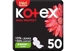 Kotex Designer Maxi Pads Super + Wings 50pcs