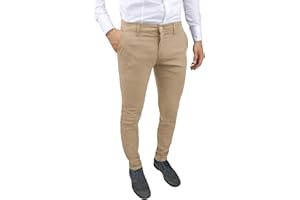 Cristiano Battistini Pantaloni Uomo sartoriali Slim Fit Casual Eleganti Invernali