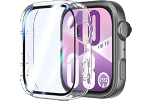 Rojeuinn Hülle für Huawei Fit 4 Schutzhülle mit Displayschutz, Hard PC 360° Rundum Anti Kratz Anti Staub Ultradünne Schutzhülle-transparent