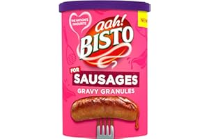 Bisto For Sausages Gravy Granules, 190 g Drum (Pack of 1)