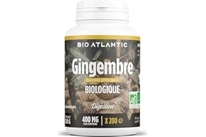 BIO ATLANTIC Gingembre Bio - 400 mg - 200 comprimés