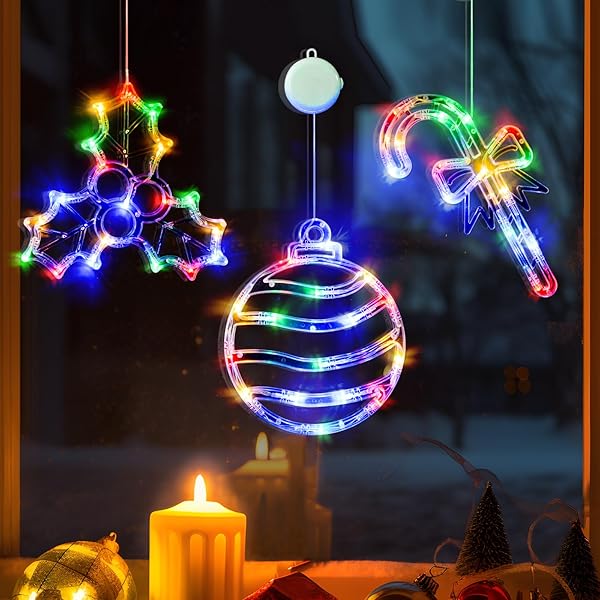 Christmas window ball lights Clearance