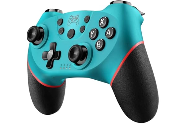 UPGRADE Mando para Switch, Mandos Switch Inalambricos para S-witch/S-witch 2/Lite/OLED con Wake Up, Mando Pro Controller Mando pc con Gyro Axis/Dual Shock/Función Turbo y Captura de pantalla