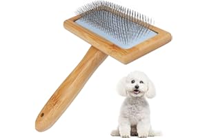 Onebarleycorn Brosse pour Chien et Chat, Brosse Carde Chien poils longs et Poil Court pour Chiens et Chats