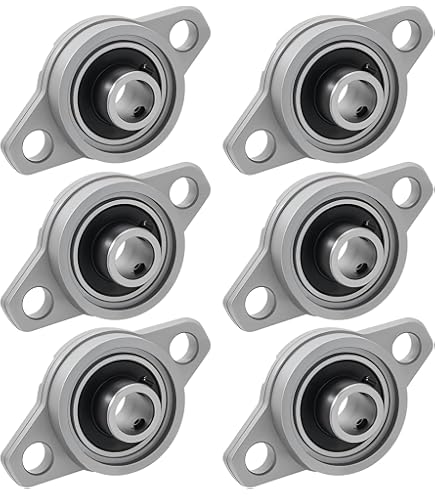 Lot De 4 Roulements à Billes En Forme De L (Type CS16) - Filetage M10 X 1,5, Acier Au Carbone Zingué - Pour Bielles Et Liaisons Mécaniques - 9