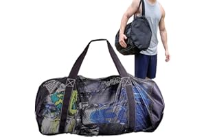 FIYSON Borsa Immersione, Borsa a Rete Per Immersioni E Snorkeling Attrezzature - Dry Bag Mantiene Maschera, Pinne, Snorkeling E Molto Più