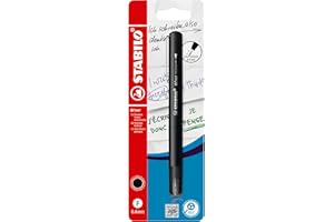 STABILO dr!ver F - Stylo feutre pointe fine - Blister carton x 1 feutre fin - noir