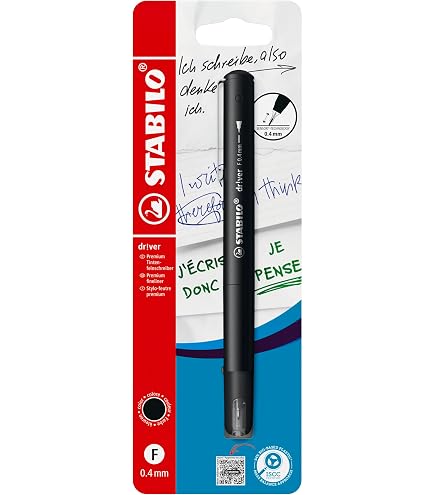 STABILO SENSOR F Fineliner Einzelstift Rot - Confetti Campus