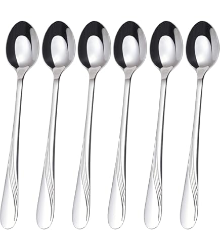 GRÄWE Longdrinklepels | 6 Stuks 22 Cm RVS | Serie Würzburg