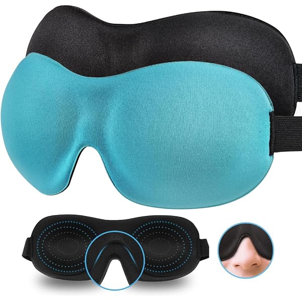 Masque De Nuit VIKSAUN - 2 Pièces Réglables Pour Un Sommeil Parfait