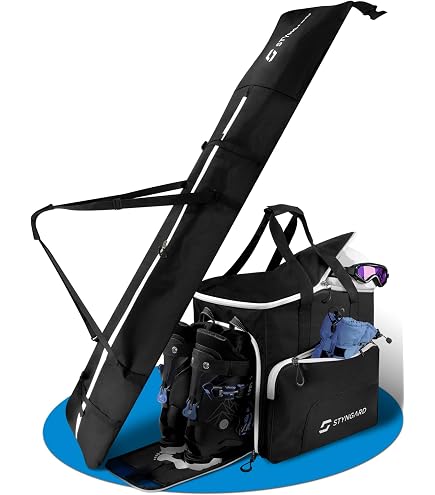 Set combinato BRUBAKER borsa porta sci e porta scarponi per