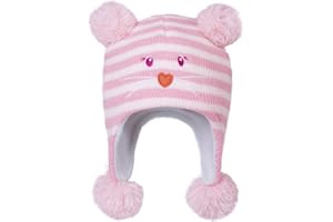 LANGZHEN Gorra de bebé de Invierno para niños pequeños en la Ciudad de Lang, Gorra térmica de Punto con Tapa de Oreja y Revestimiento de Lana pequeña Beanie